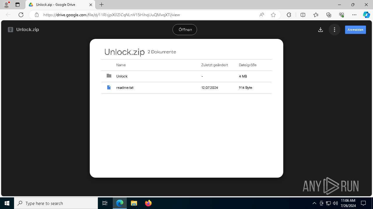Malware analysis Malicious activity ANY.RUN