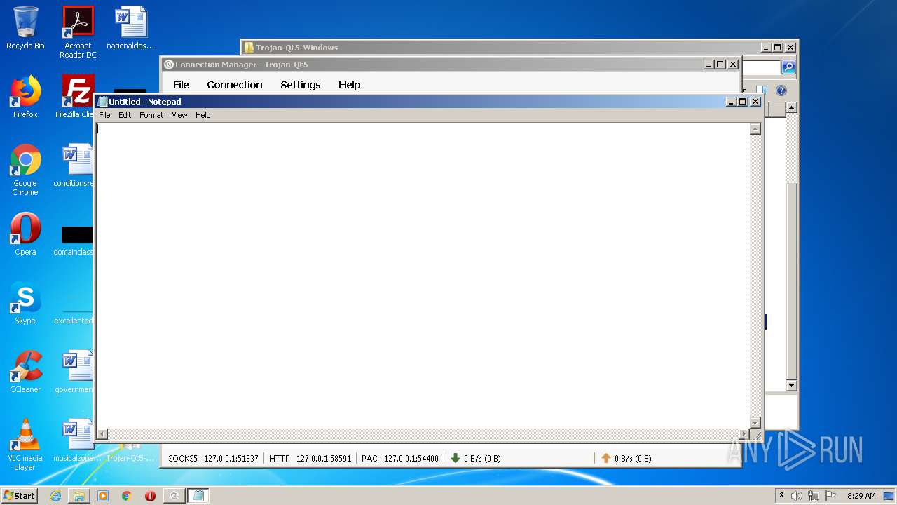 Malware analysis TrojanQt5Windows.7z Malicious activity ANY.RUN