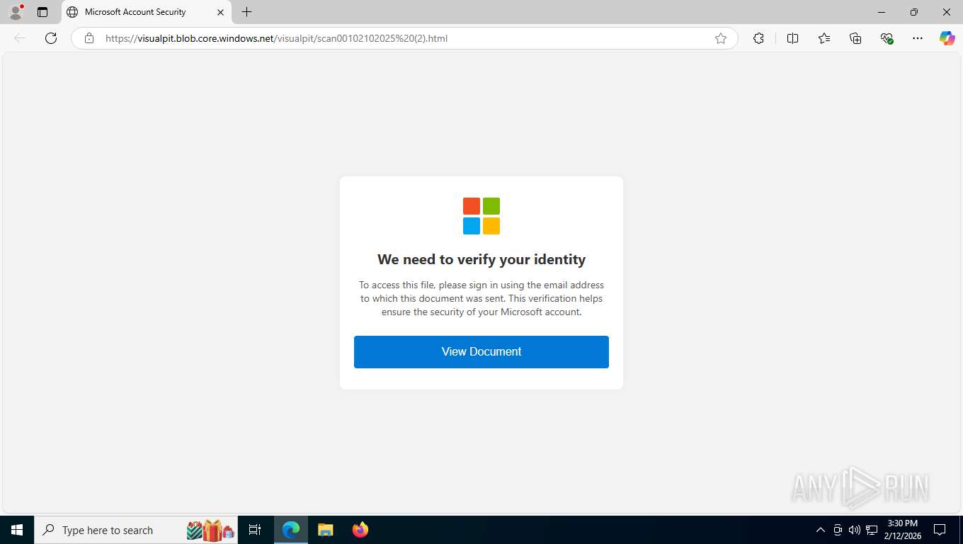 Malware analysis https://nam12.safelinks.protection.outlook.com/?url ...