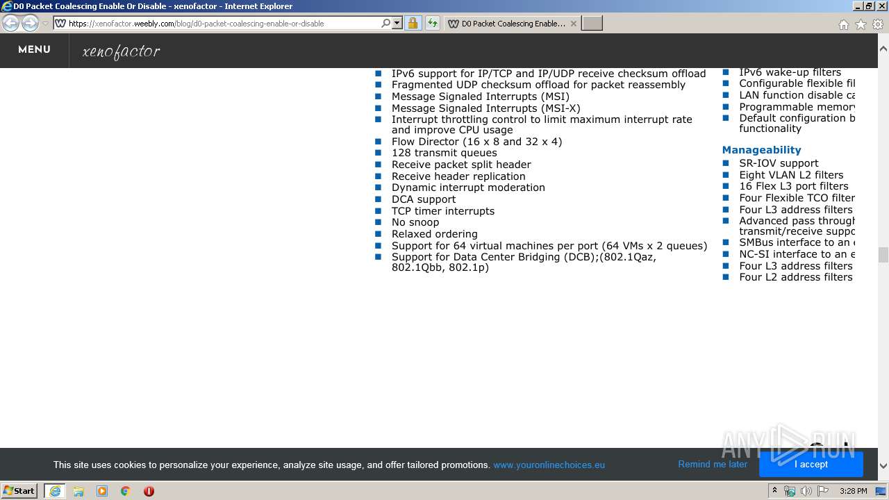 D0 packet coalescing windows 10 что это