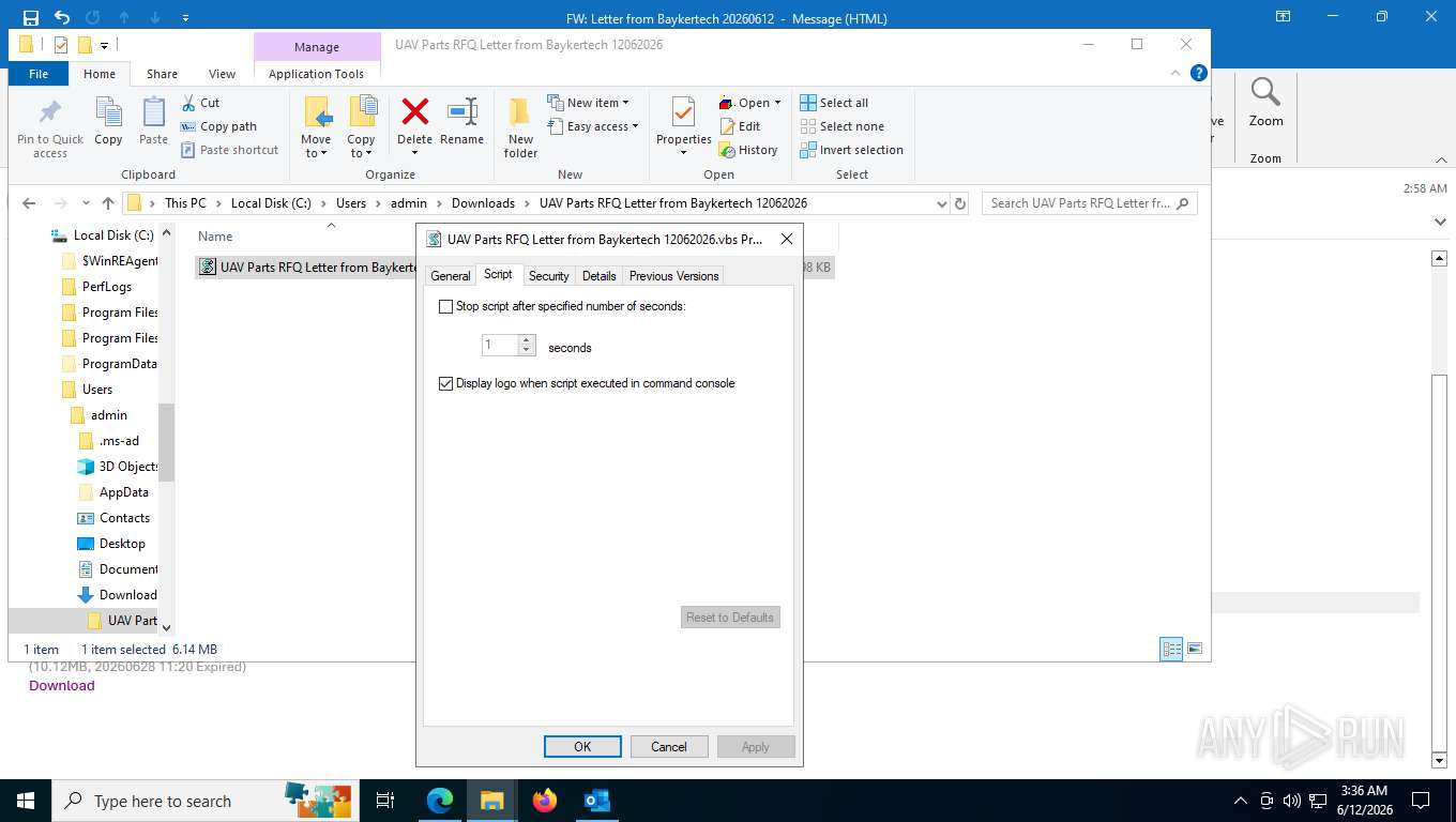 Malware analysis fw_-letter-from-baykertech-20260612.eml Malicious ...