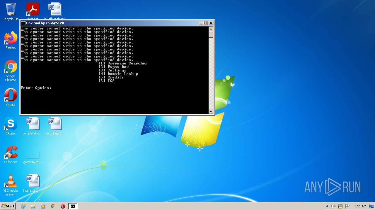Malware analysis Dox_tool_v2.bat Malicious activity | ANY.RUN - Malware ...