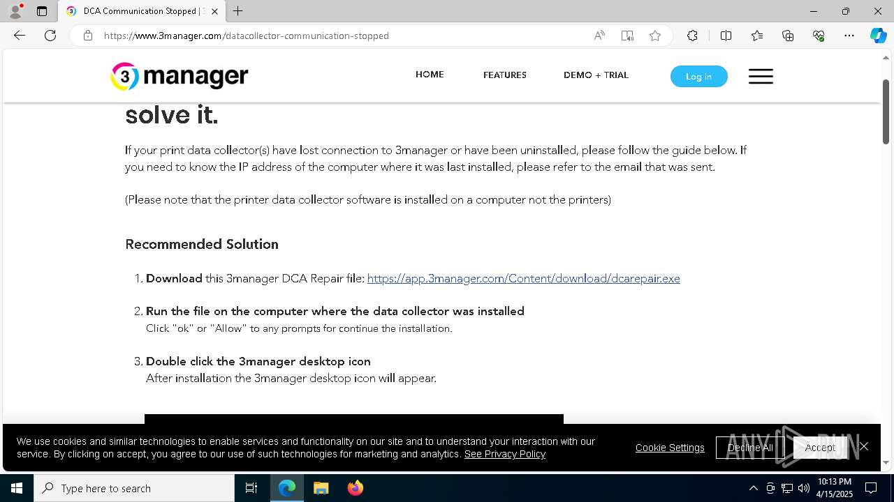 Malware analysis https://ddec1-0-en-ctp.trendmicro.com:443/wis ...