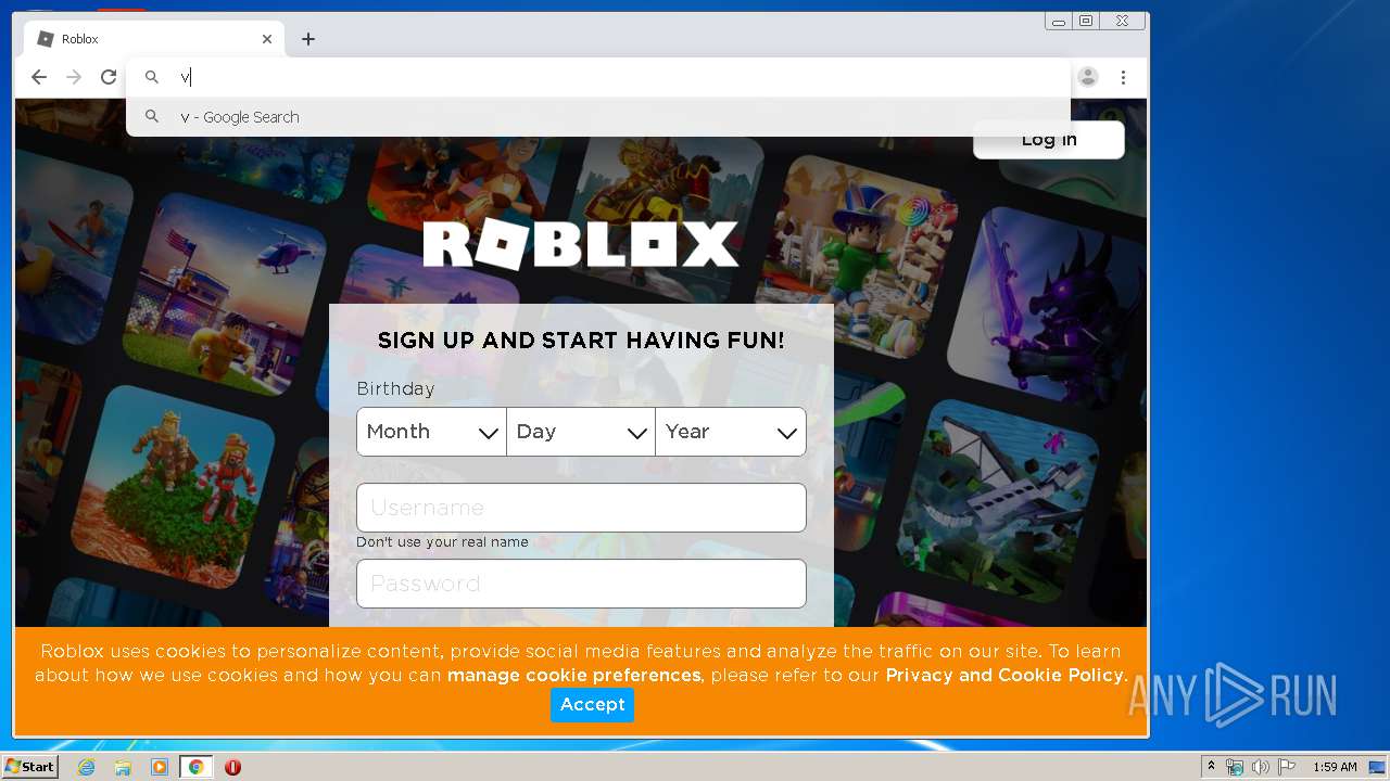 Https Www Roblox Qq Com Account Signupredir Interactive Analysis Any Run - q q roblox