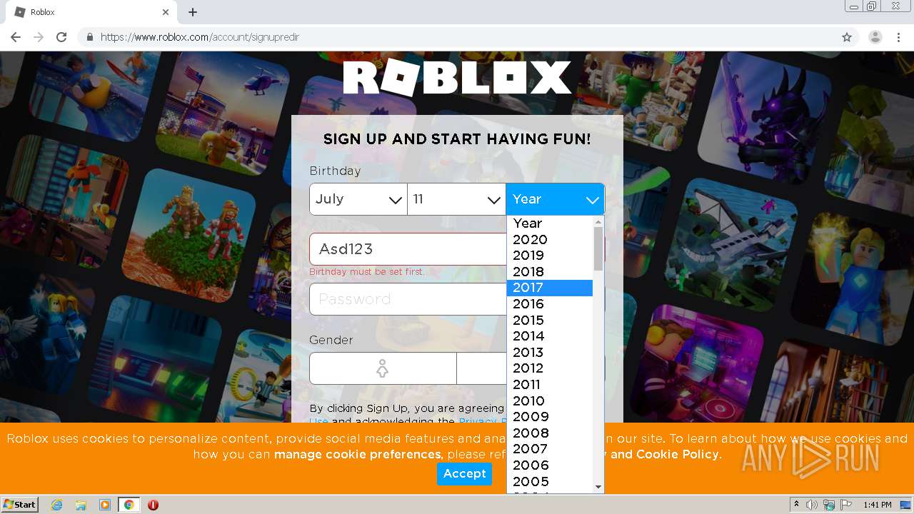Https Web Roblox Com Games Any Run Free Malware Sandbox Online - when was roblox created 2010 or 2005