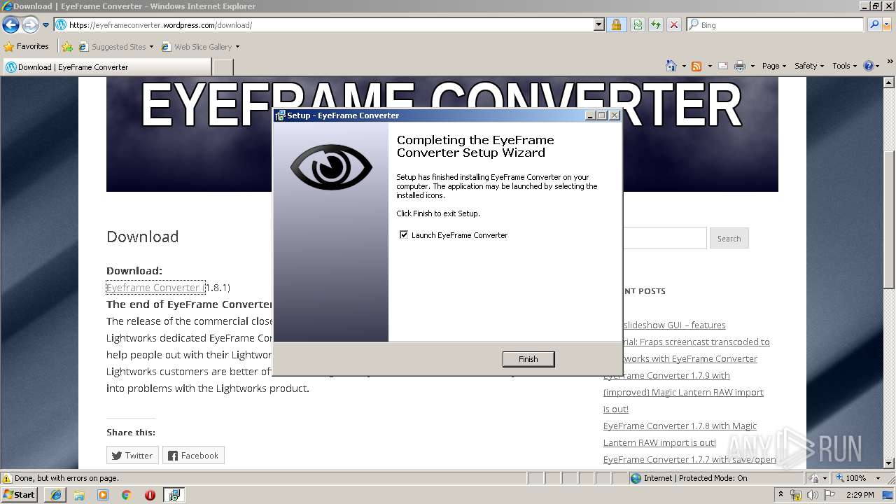 eyeframe converter proxy