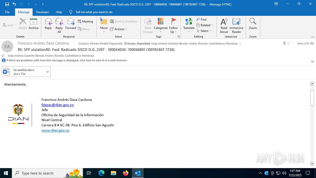 Malware analysis 20250721 - RE_ SPF violationRE_ Fwd_