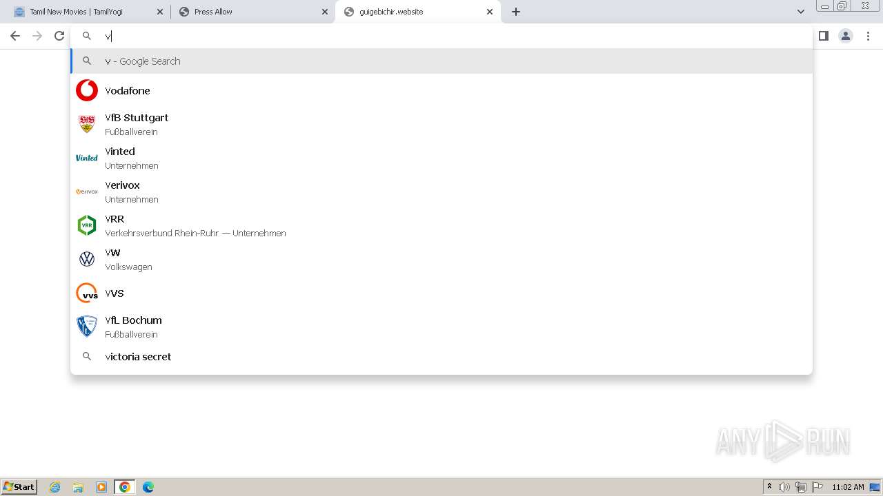 Malware analysis tamilyogi.run Malicious activity ANY.RUN Malware Sandbox Online