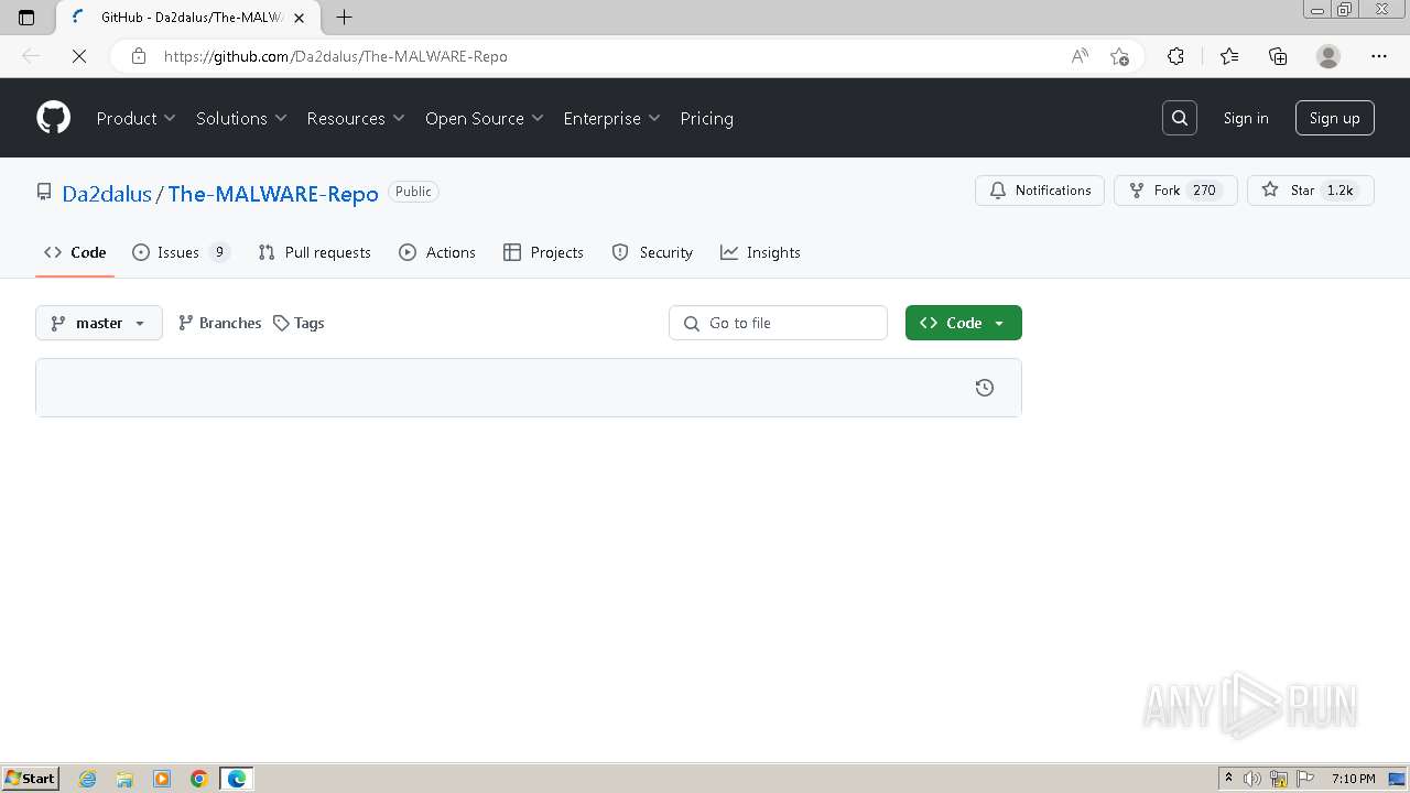 Malware analysis https://github.com/Da2dalus/The-MALWARE-Repo Malicious ...