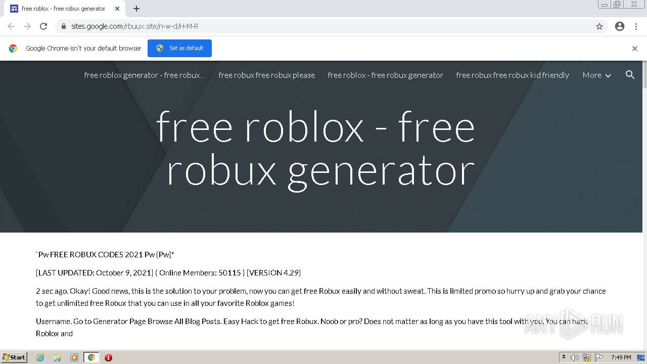 Roblox robux generator get Unlimited free robux for Roblox 2021