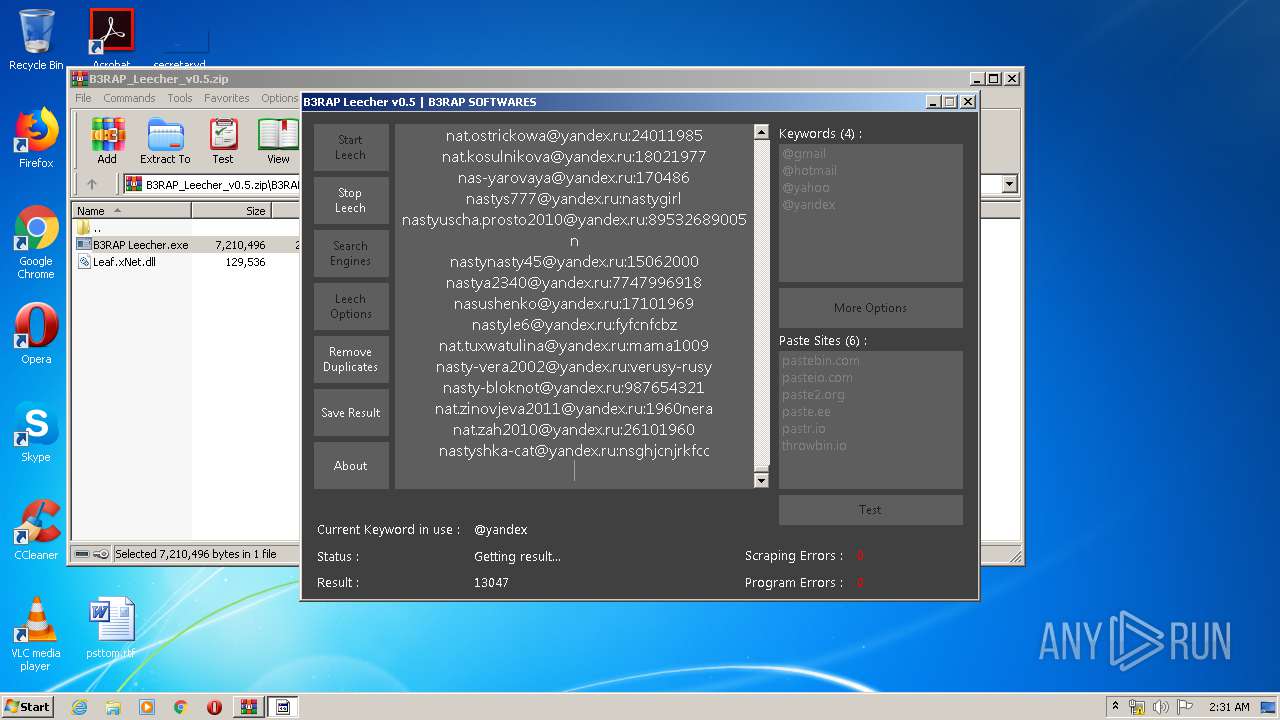 B3RAP_Leecher_v0.5.zip (MD5 EA08B4D64C51222F3BA8822ECA30BE10