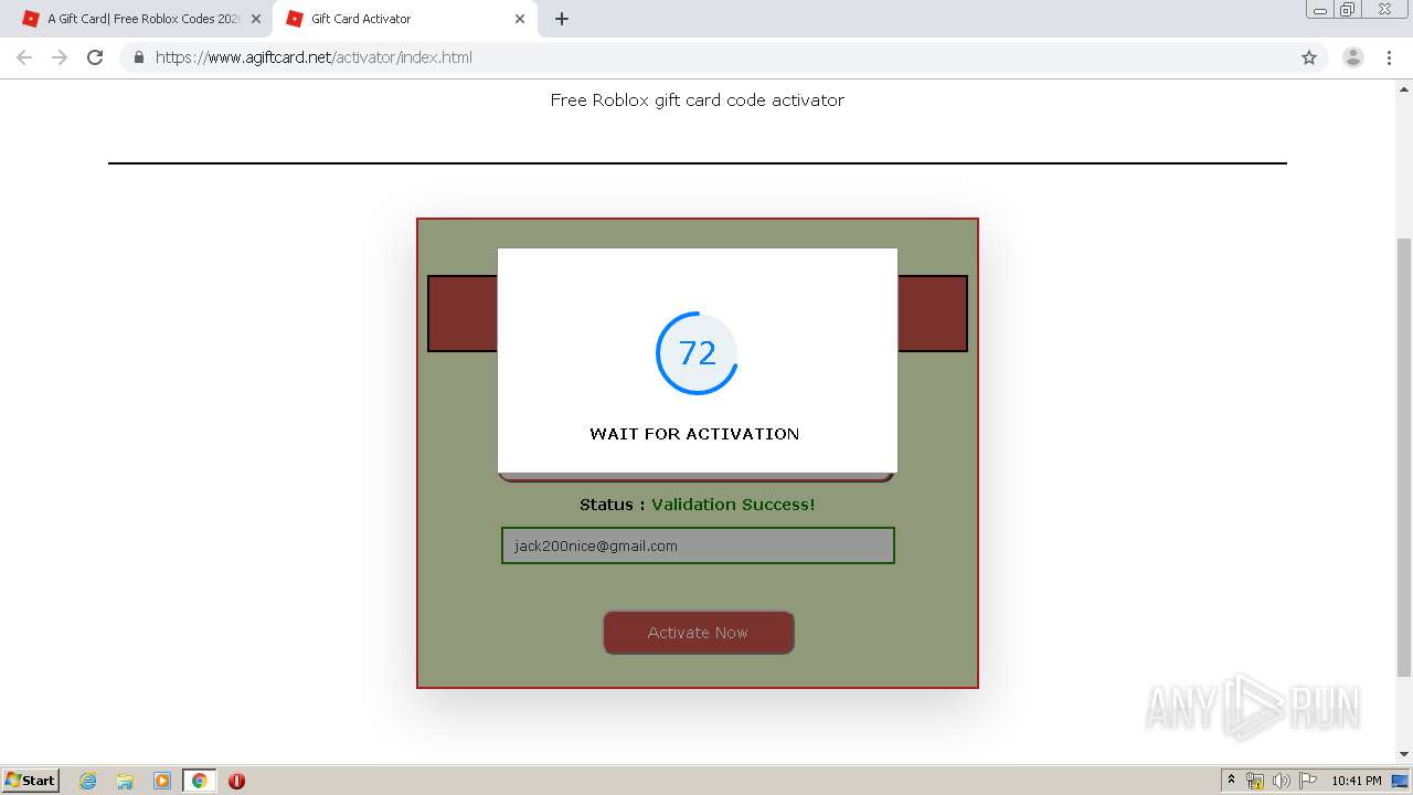 Https Www Agiftcard Net Interactive Analysis Any Run - roblox activator