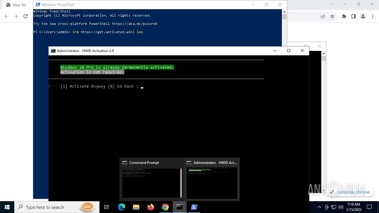 Malware analysis https://get.activated.win| Malicious activity | ANY ...