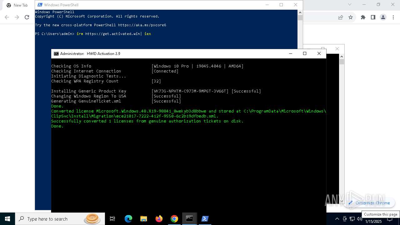 Malware analysis https://get.activated.win| Malicious activity | ANY ...
