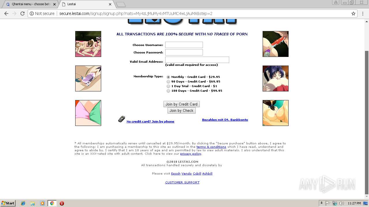 Malware analysis http:www.qhentai.com No threats detected | ANY.RUN -  Malware Sandbox Online