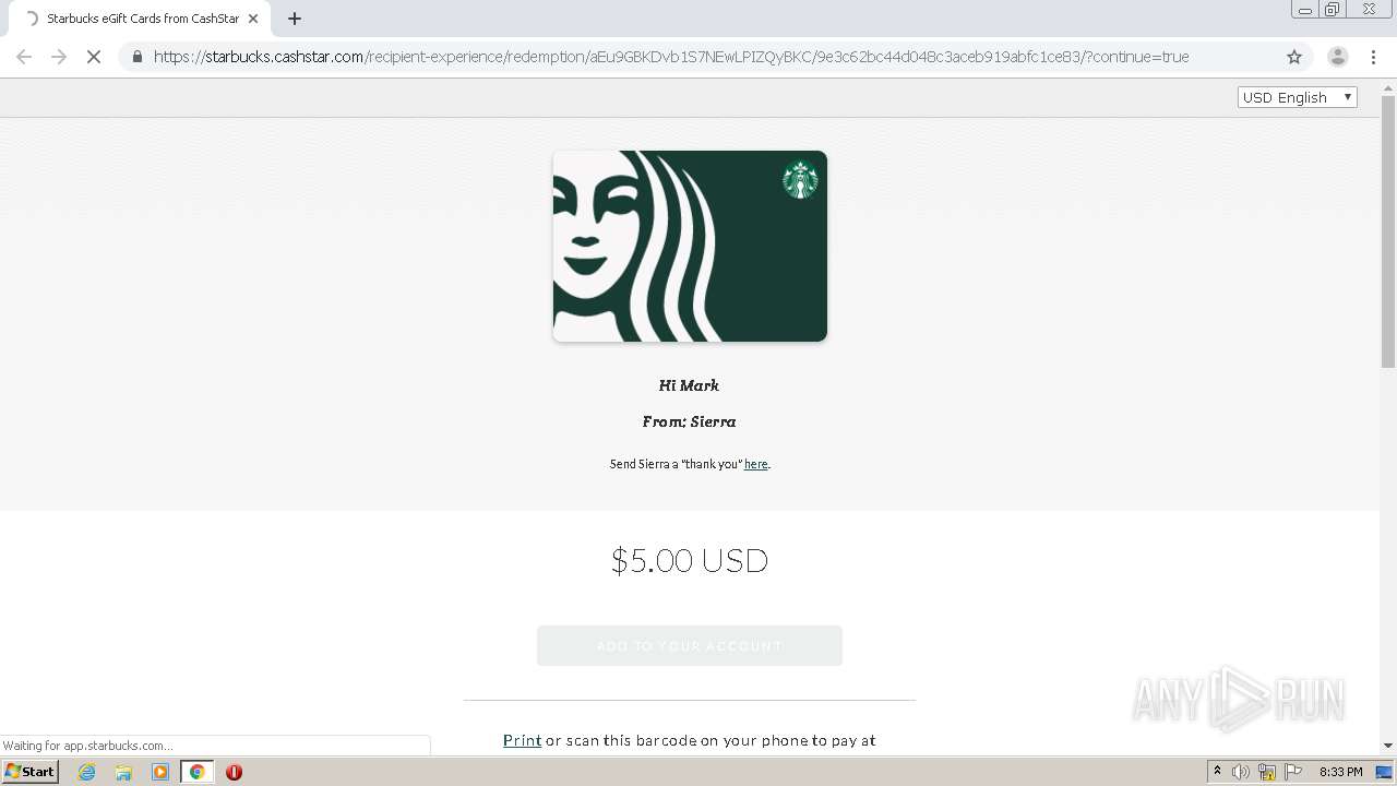 Starbucks Gift Card: All You Do: Starbucks Coffee Company