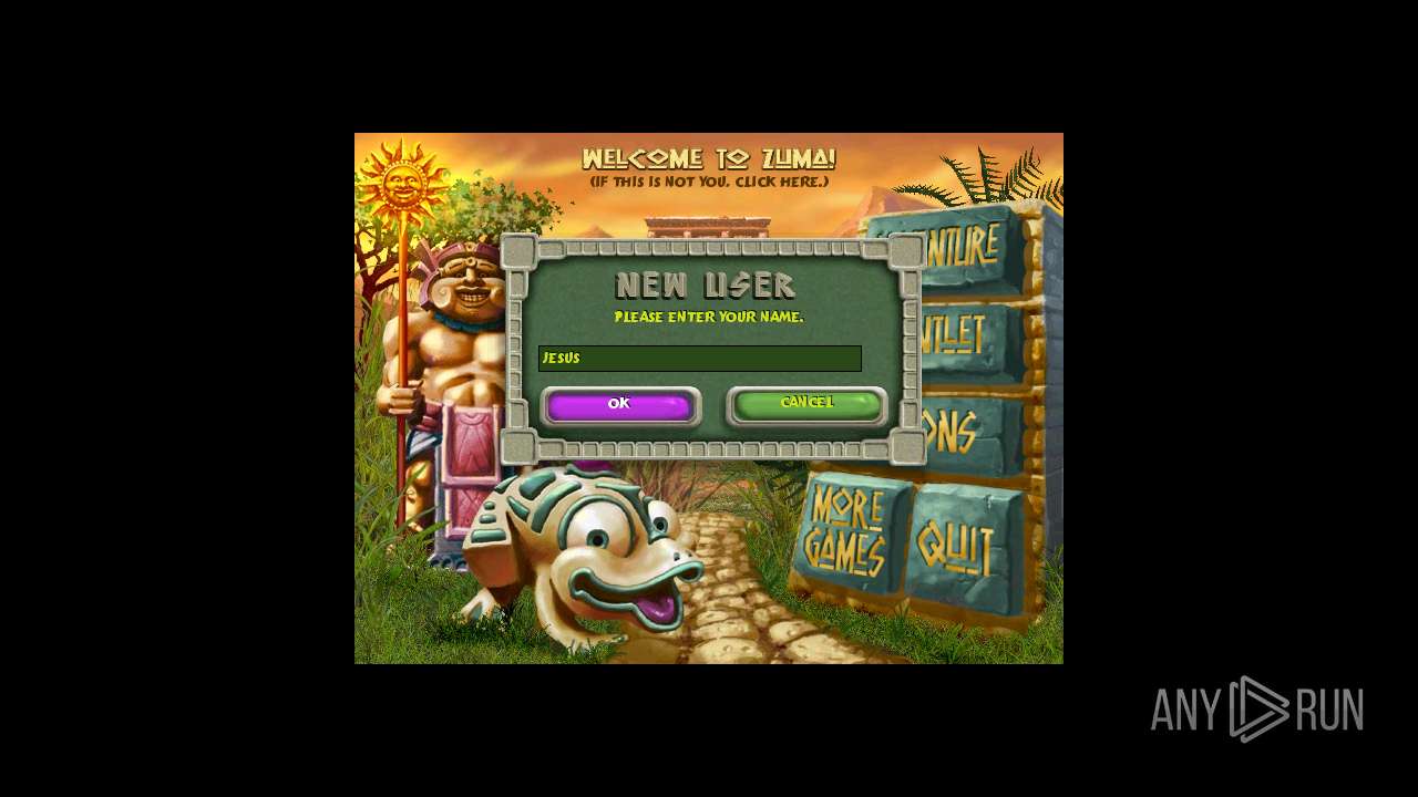 Malware analysis zuma-deluxe-1.0.exe Malicious activity | ANY.RUN - Malware  Sandbox Online