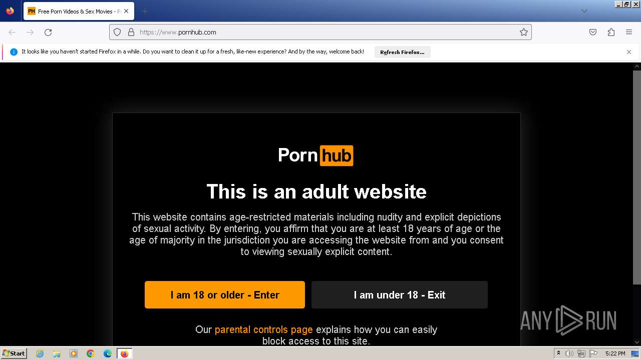 Malware analysis pornhub.com Malicious activity | ANY.RUN - Malware Sandbox  Online