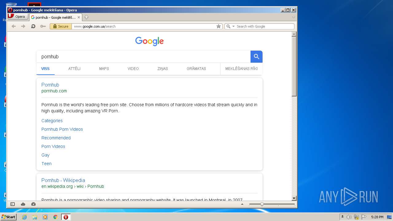 Malware analysis https://www.pornhub.com/ Malicious activity | ANY.RUN -  Malware Sandbox Online