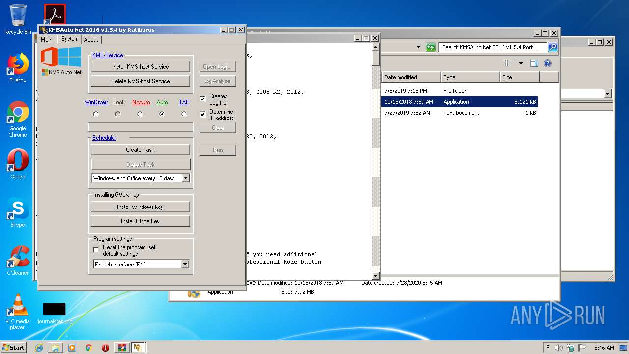 Malware analysis kmsautonet.zip Malicious activity | ANY.RUN - Malware  Sandbox Online