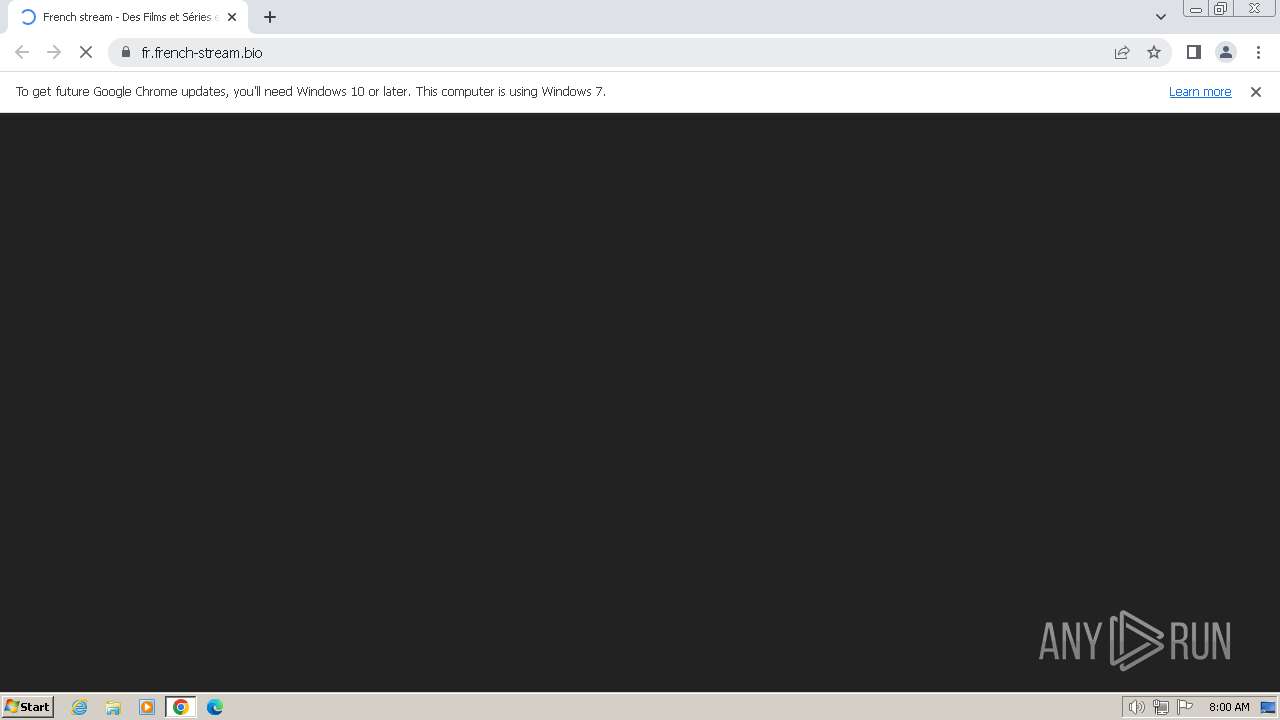 Malware analysis http://french-stream.bio/ Malicious activity | ANY.RUN -  Malware Sandbox Online