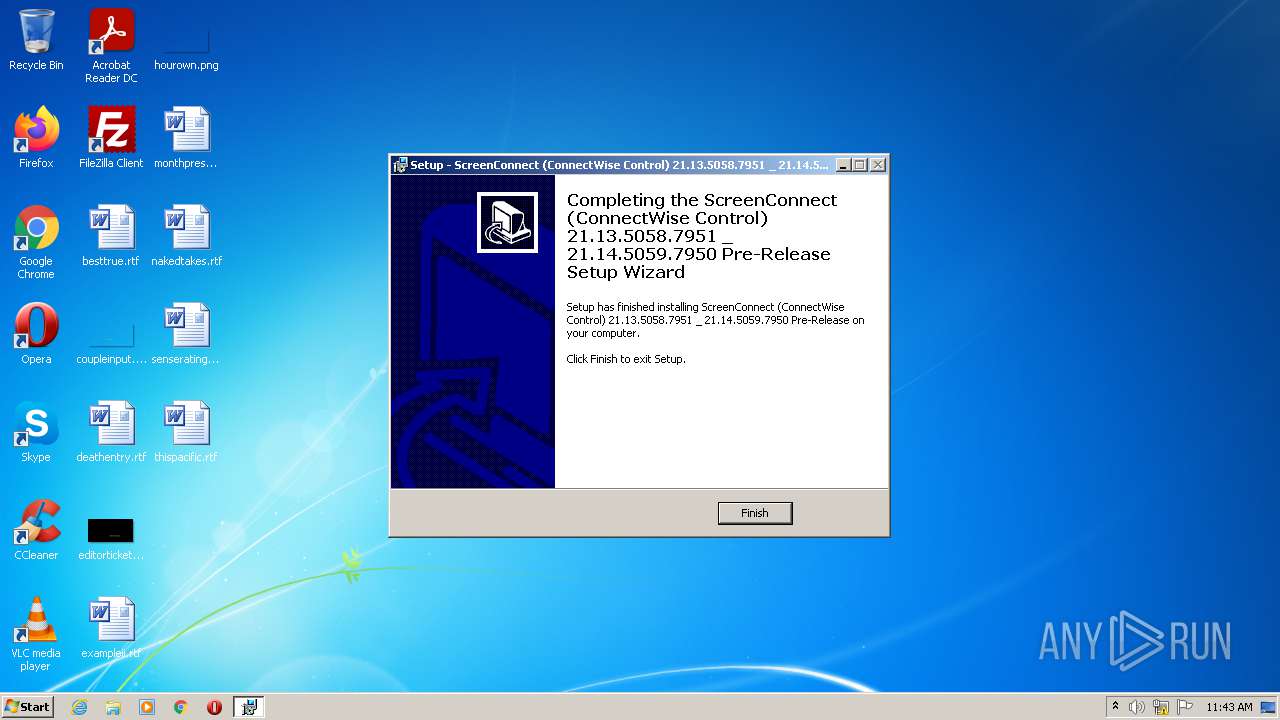 Analysis ScreenConnect (ConnectWise Control) 21.13.5058.7951 _ 21.14