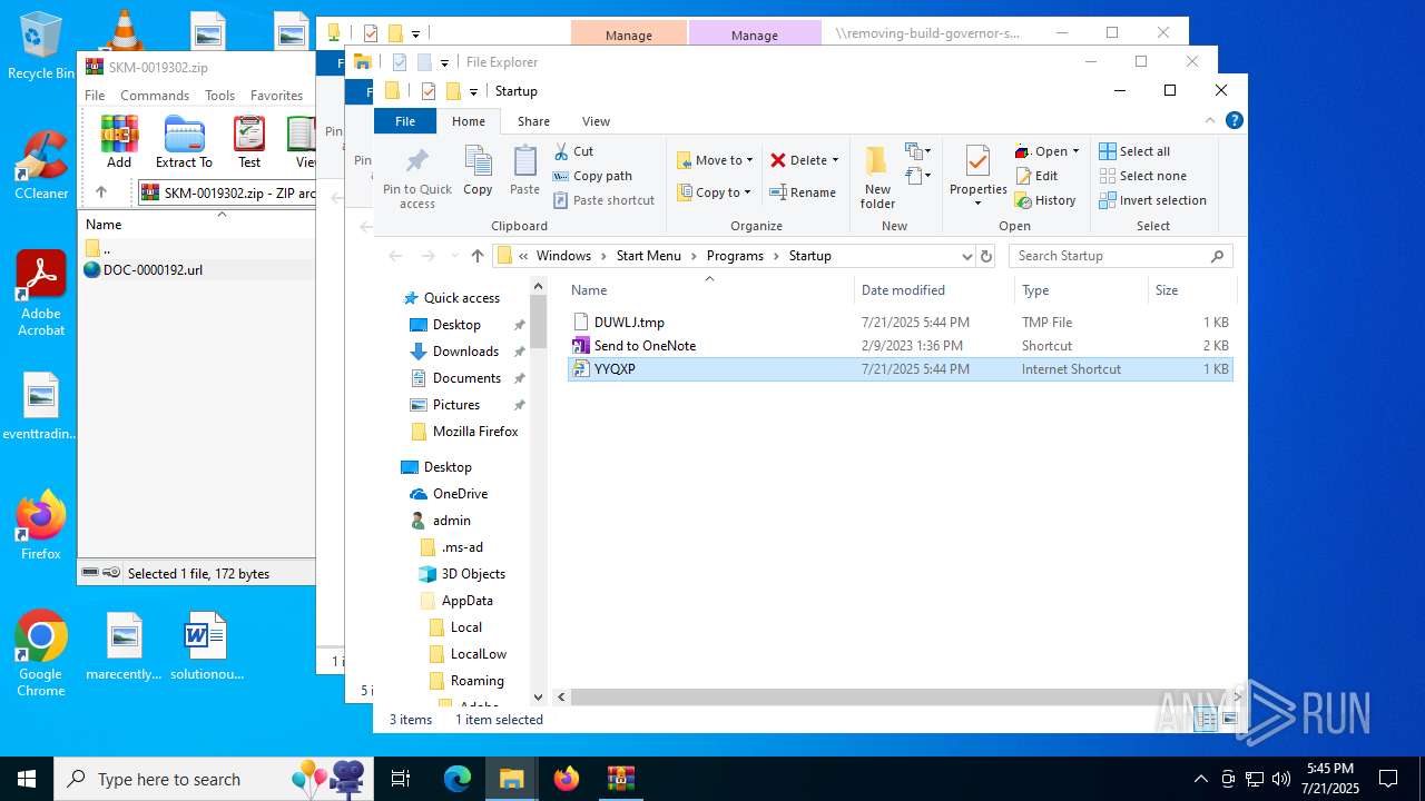 Malware analysis SKM-0019302.zip Malicious activity | ANY
