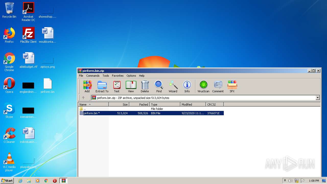 piriform.bin.zip (MD5 2F74BF8793A2E7D8FABCEA3FCD63FEA5) Interactive analysis ANY.RUN