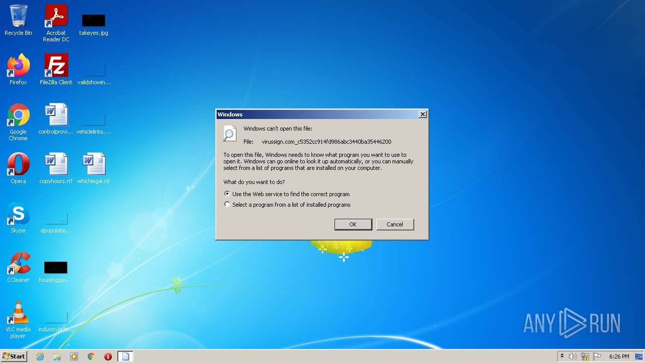 Malware analysis virussign.com_c5352cc914fd986abc3440ba35446200 ...