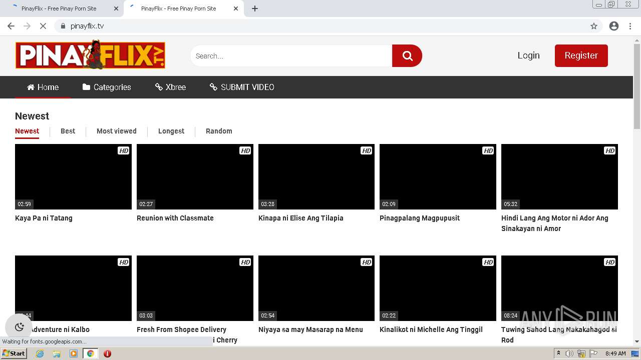 Malware analysis https //pinayflix.tv.atlaq / Malicious activity