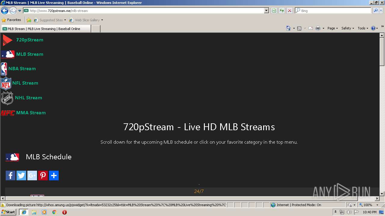 720pstream baseball