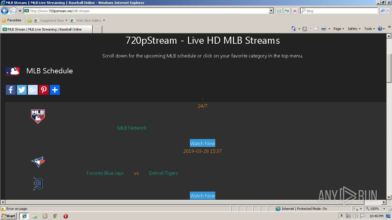 live 720pstream