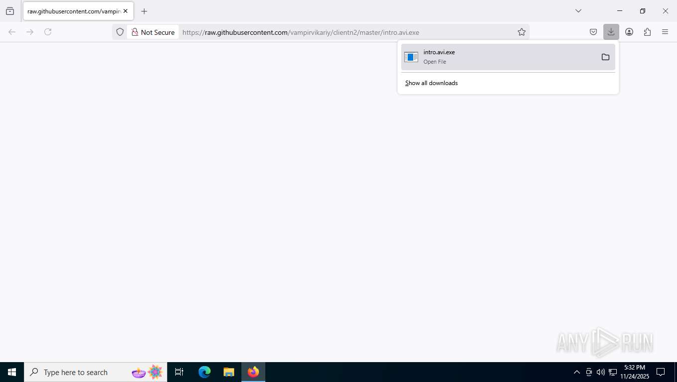 Malware analysis https://raw.githubusercontent.com/vampirvikariy ...