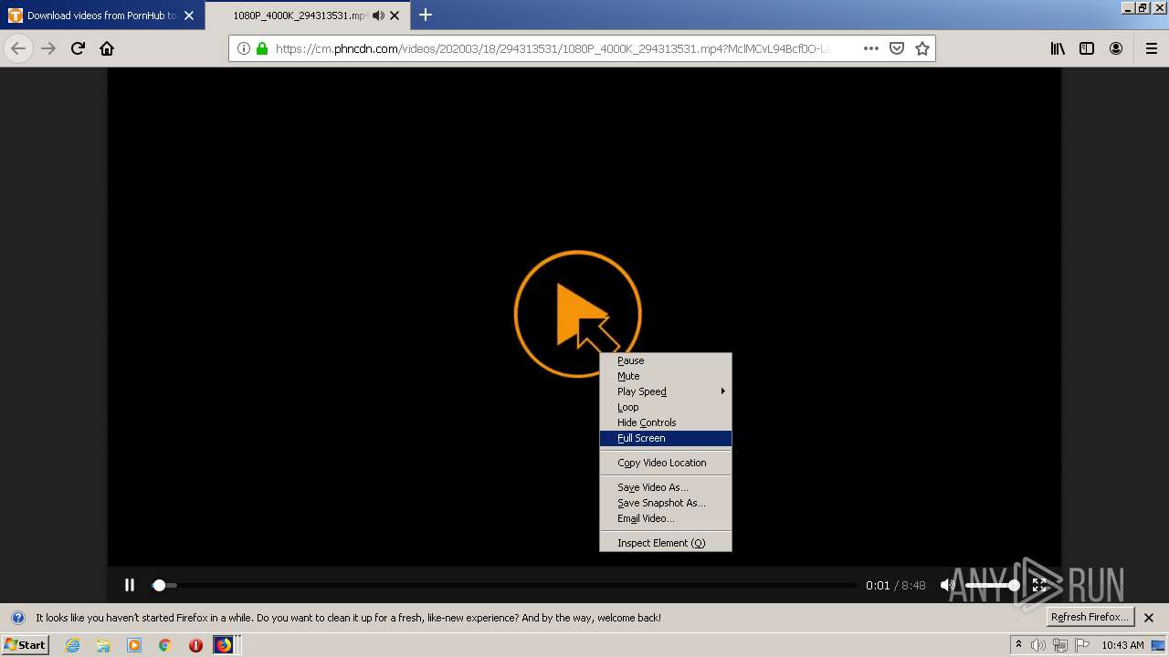 Malware analysis https://www.pornhub.com/view_video.php?viewkey=ph5e727cd7e1abb  Malicious activity | ANY.RUN - Malware Sandbox Online