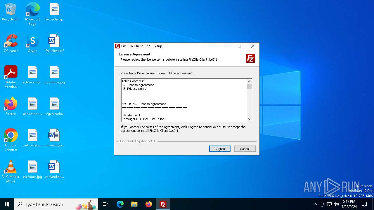 Malware analysis FileZilla_3.67.1_win64_sponsored2-setup.exe Malicious ...