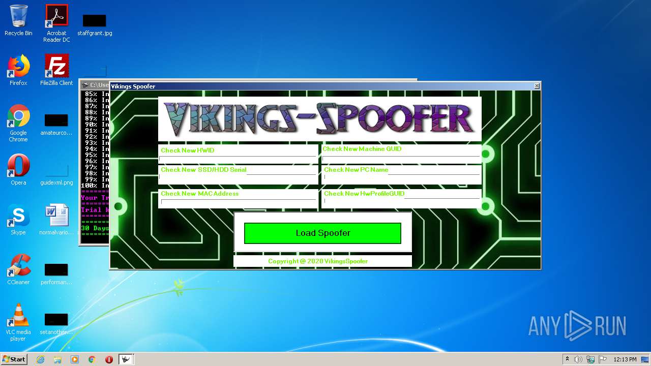 Malware analysis VikingSpofoer.exe Malicious activity | ANY.RUN - Malware  Sandbox Online