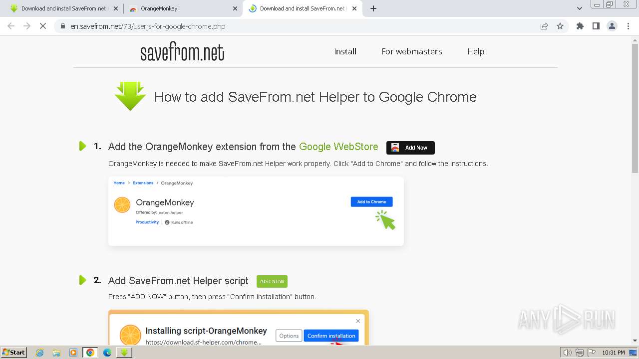 Download and install Helper for Google Chrome