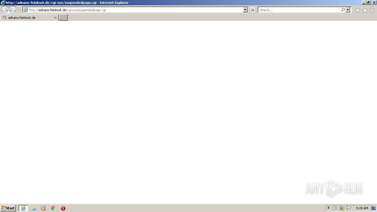 Malware Analysis Http adnans feinkost de cgi sys suspendedpage cgi