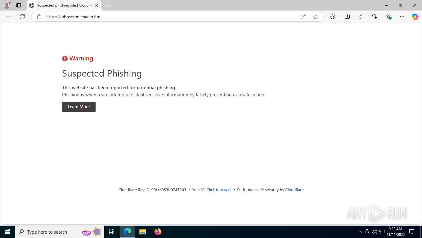 Fun Malware Malware analysis http://johnsonmichaelb.fun/ Malicious activity | ANY ...