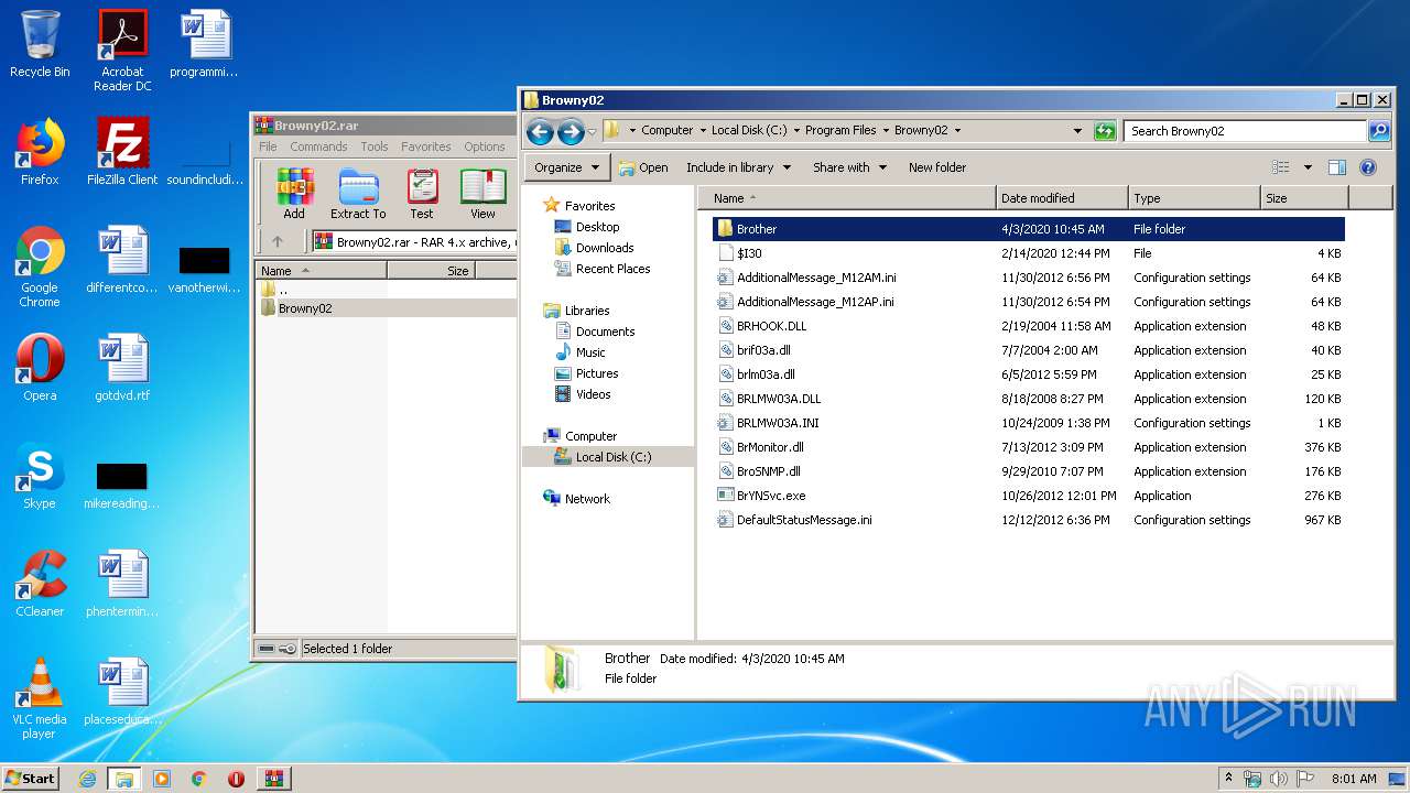 Malware analysis Browny02.rar Malicious activity | ANY.RUN - Malware  Sandbox Online