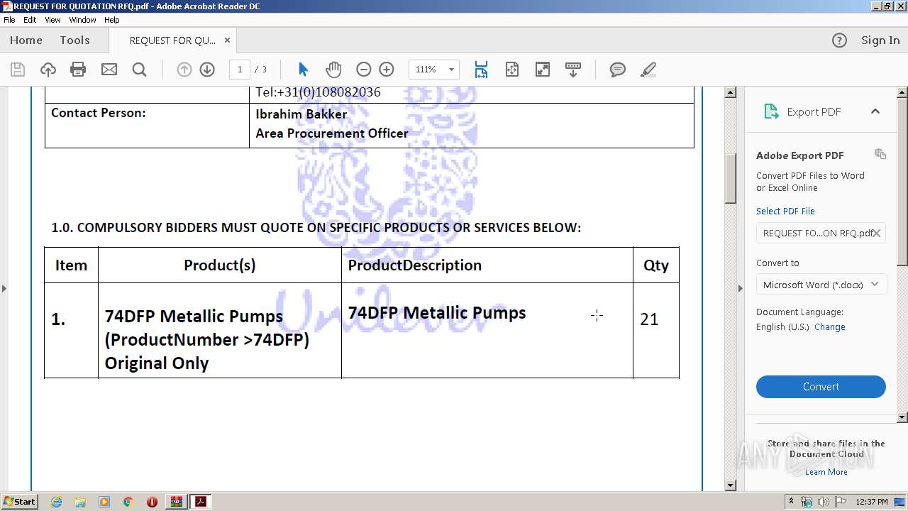 74dfp metallic pump price