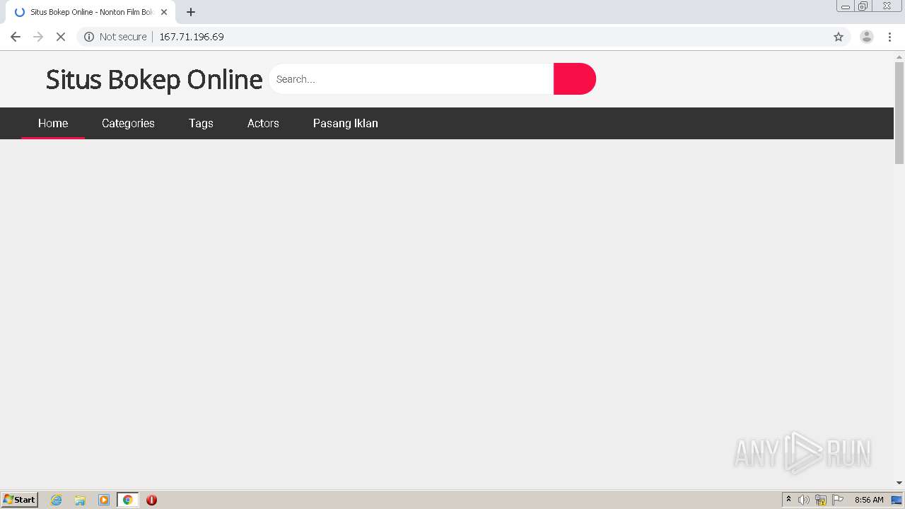 Malware analysis http:167.71.196.69bokep-jilbab No threats detected |  ANY.RUN - Malware Sandbox Online