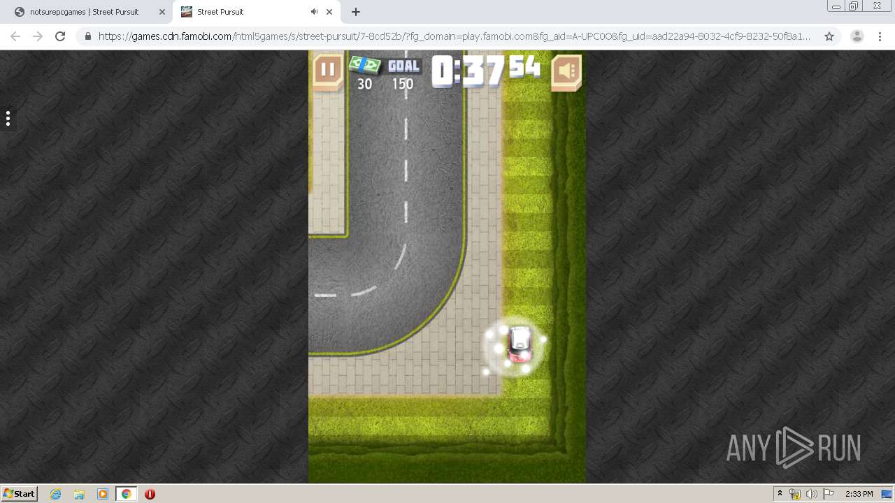 http://www.notsurepcgames.com | ANY.RUN - Free Malware Sandbox Online