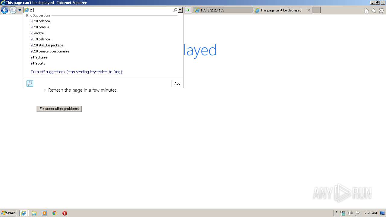 Malware analysis http://163.172.20.152/multi/checkref.php Malicious  activity | ANY.RUN - Malware Sandbox Online