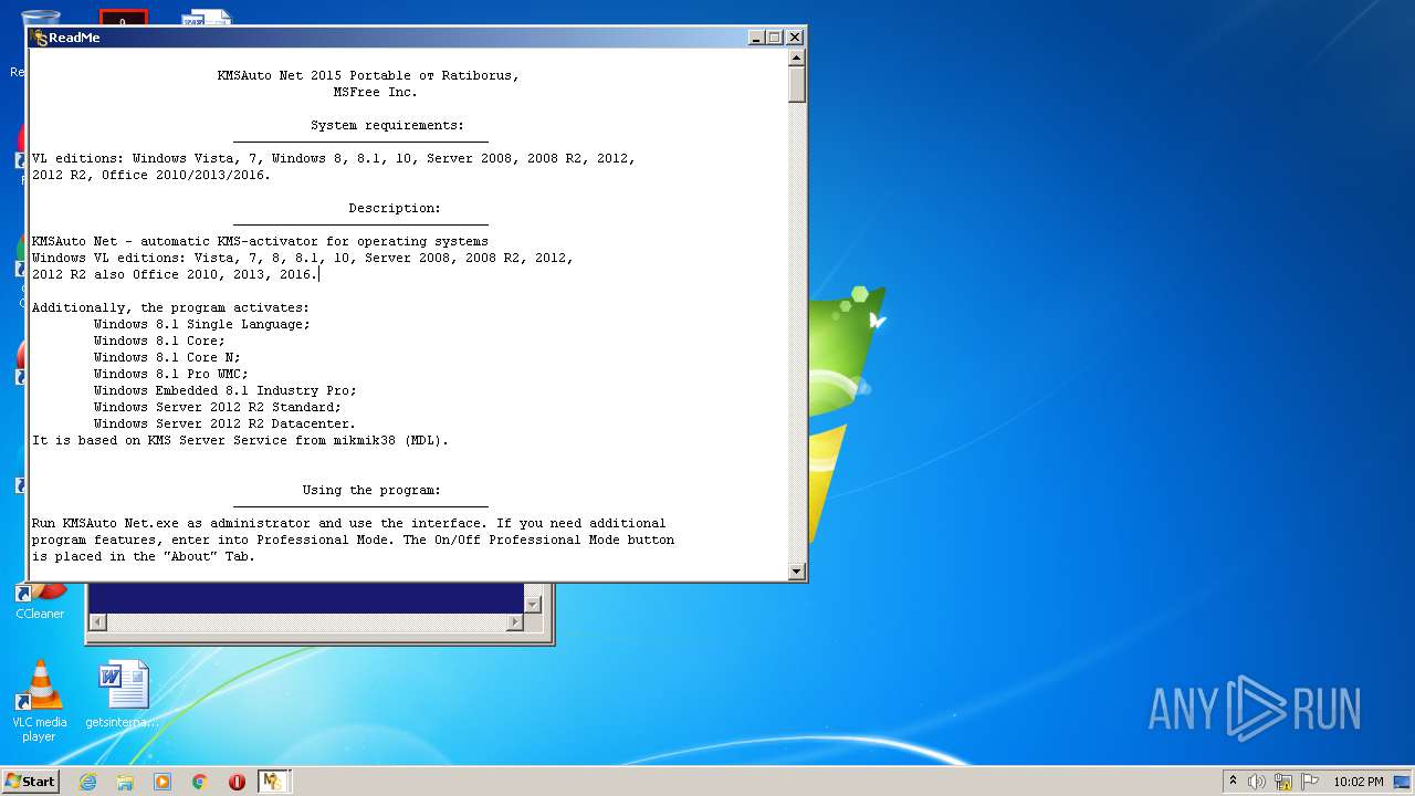 Malware analysis KMSAuto.exe Malicious activity | ANY.RUN - Malware Sandbox  Online