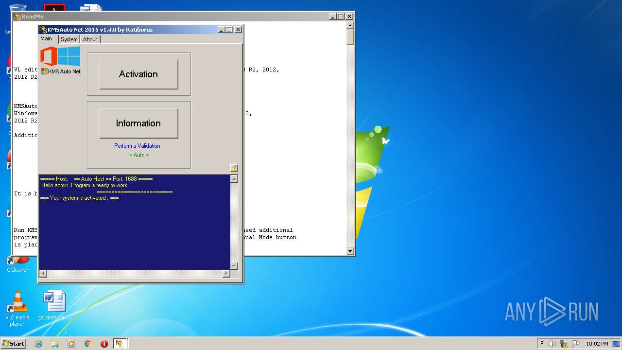 Malware analysis KMSAuto.exe Malicious activity | ANY.RUN - Malware Sandbox  Online
