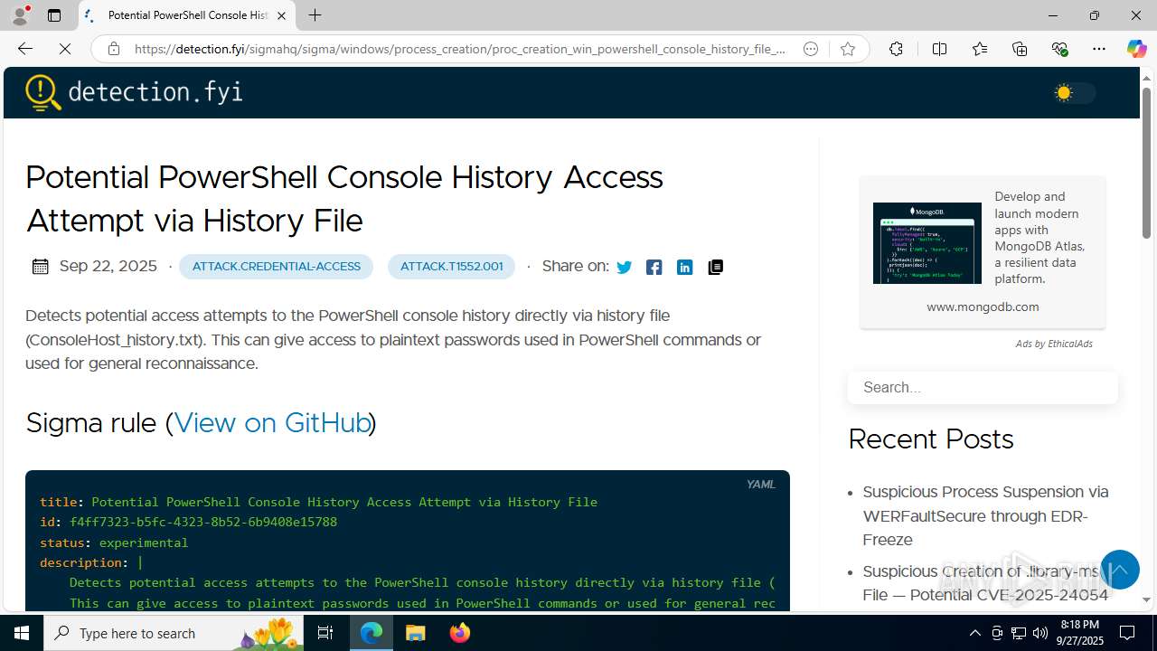 Malware analysis https://detection.fyi/ Malicious activity | ANY.RUN ...