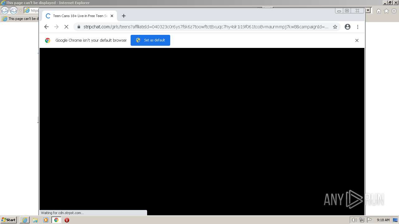 Malware analysis https://stripchat.com/girls/teens?affiliateId ...