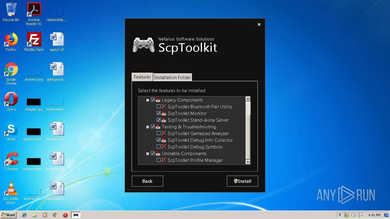 Malware analysis ScpToolkit_Setup.exe Malicious activity | ANY.RUN