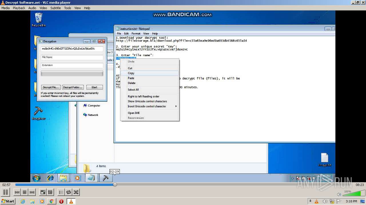 Malware analysis https://we.tl/t-A2MIyY0Wsw Malicious activity | ANY ...